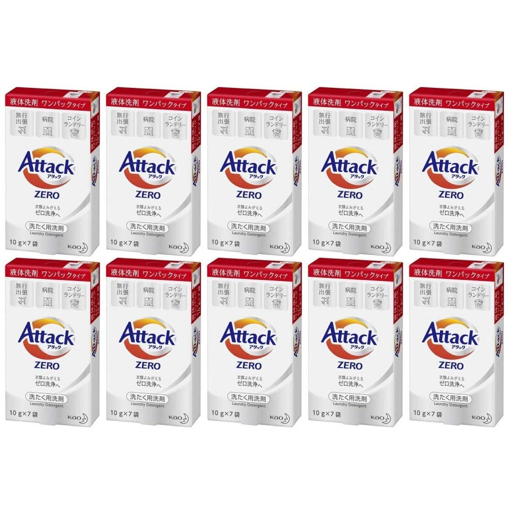 Amazon | アタックZERO ワンパックタイプ 10g×7袋入り x10セット